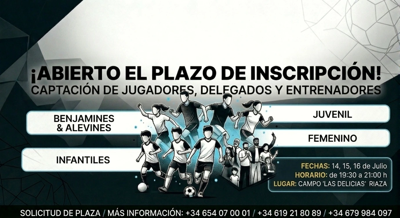 Abierto el plazo de inscripción Sporting Riazano